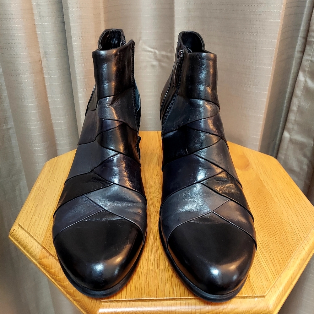 Regarde Le Ciel Patchwork Leather Boots Size 42 - Picture 2 of 14